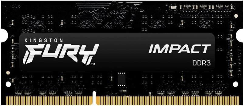 KINGSTON FURY IMPACT 4GB 1866MHZ DDR3 CL11 LAPTOP MEMORY SINGLE MODULE KF318LS11IB/4